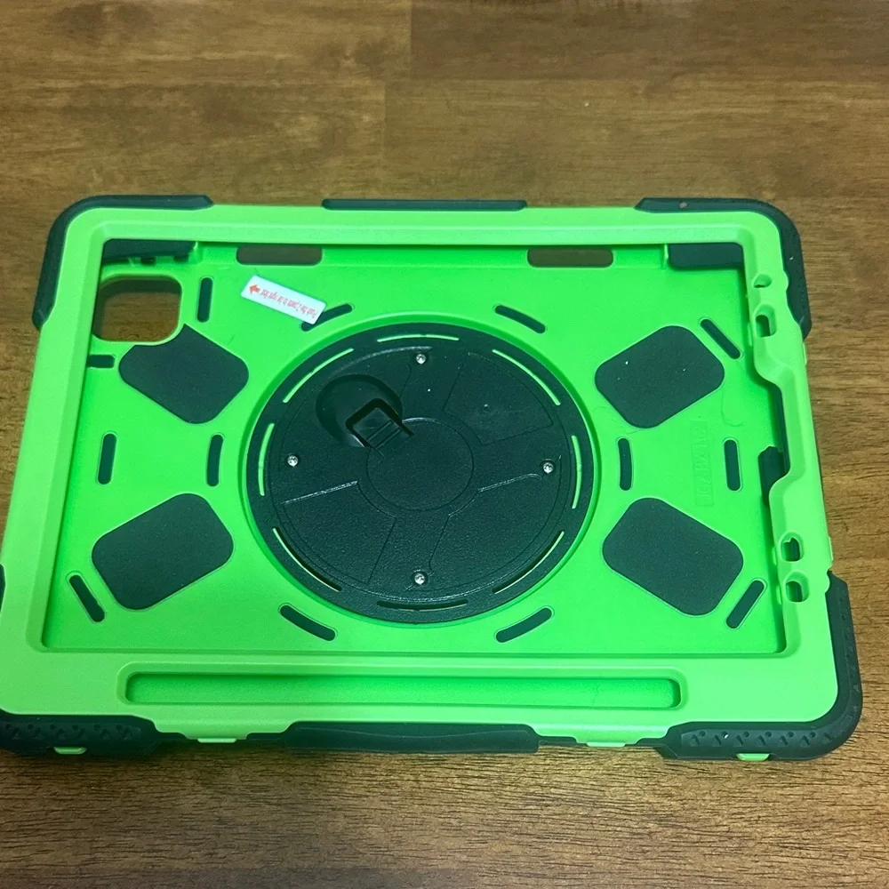 Black and Green Tablet Case